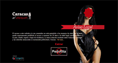 Desktop Screenshot of caracasaldesnudo.com