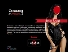 Tablet Screenshot of caracasaldesnudo.com